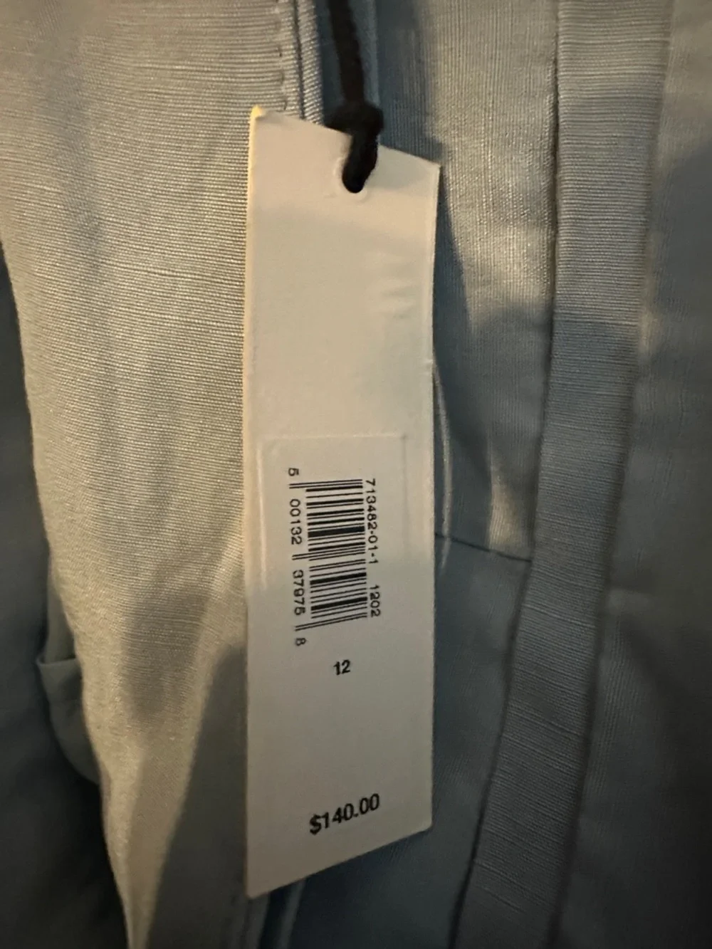NWT! BANANA REPUBLIC BABY BLUE HIGH-RISE BARREL TENCEL™-LINEN PANT 📰